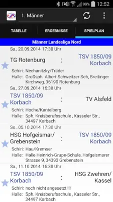 TSV Korbach android App screenshot 2